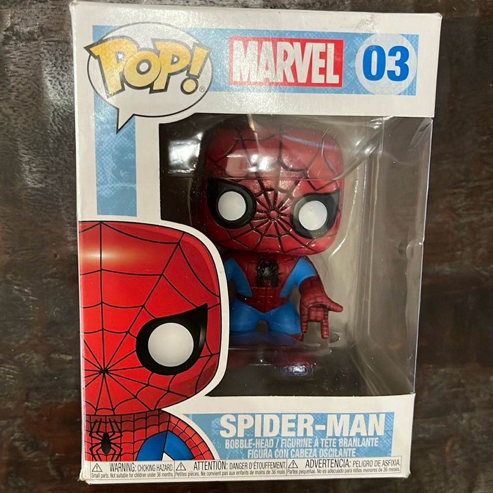 Marvel Funko Pop! Spider-Man bobble head #03 collectible